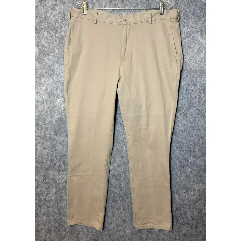 Peter Millar Mens Tan Cream Chino Pants 38x30